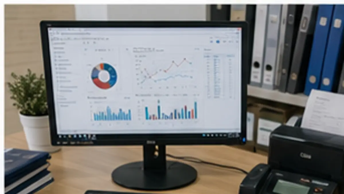 โปรแกรมบัญชี Windows พร้อม AI Dashboard สำหรับกิจการไทย