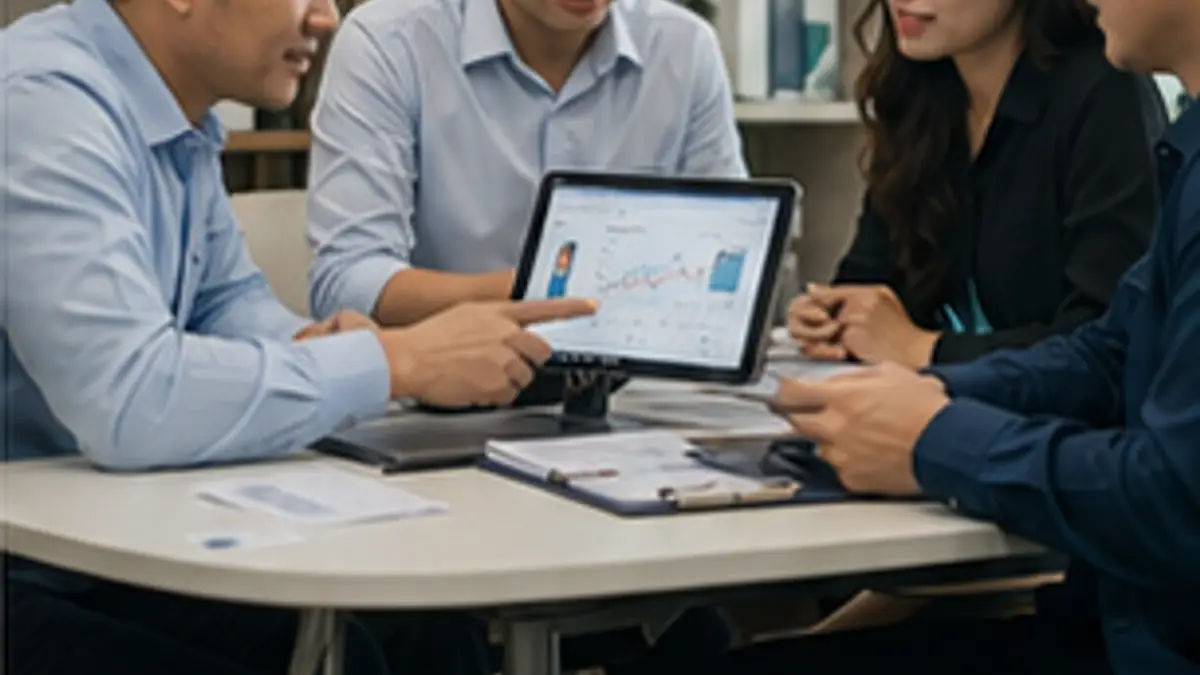 ภาพประกอบการลดงานซ้ำด้วย POS บัญชี ERP และ Dashboard